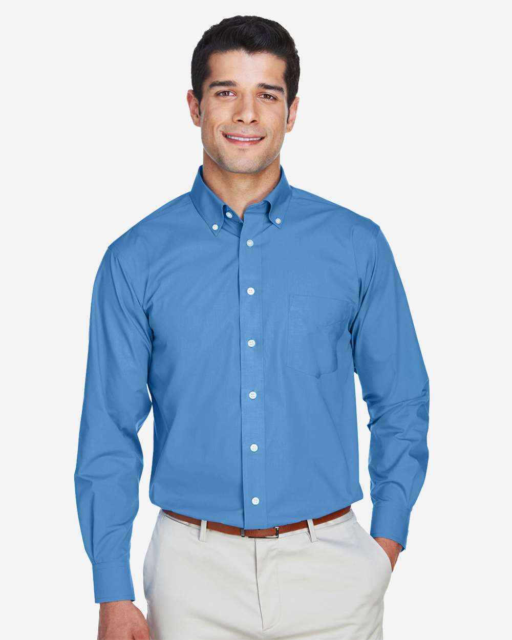 Devon & Jones-D620-Men's Crown Collection® Broadcloth Woven Dress Shirt - Image 19