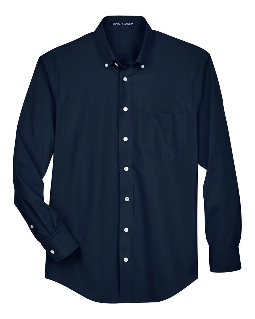 Devon & Jones-D620-Men's Crown Collection® Broadcloth Woven Dress Shirt - Image 22