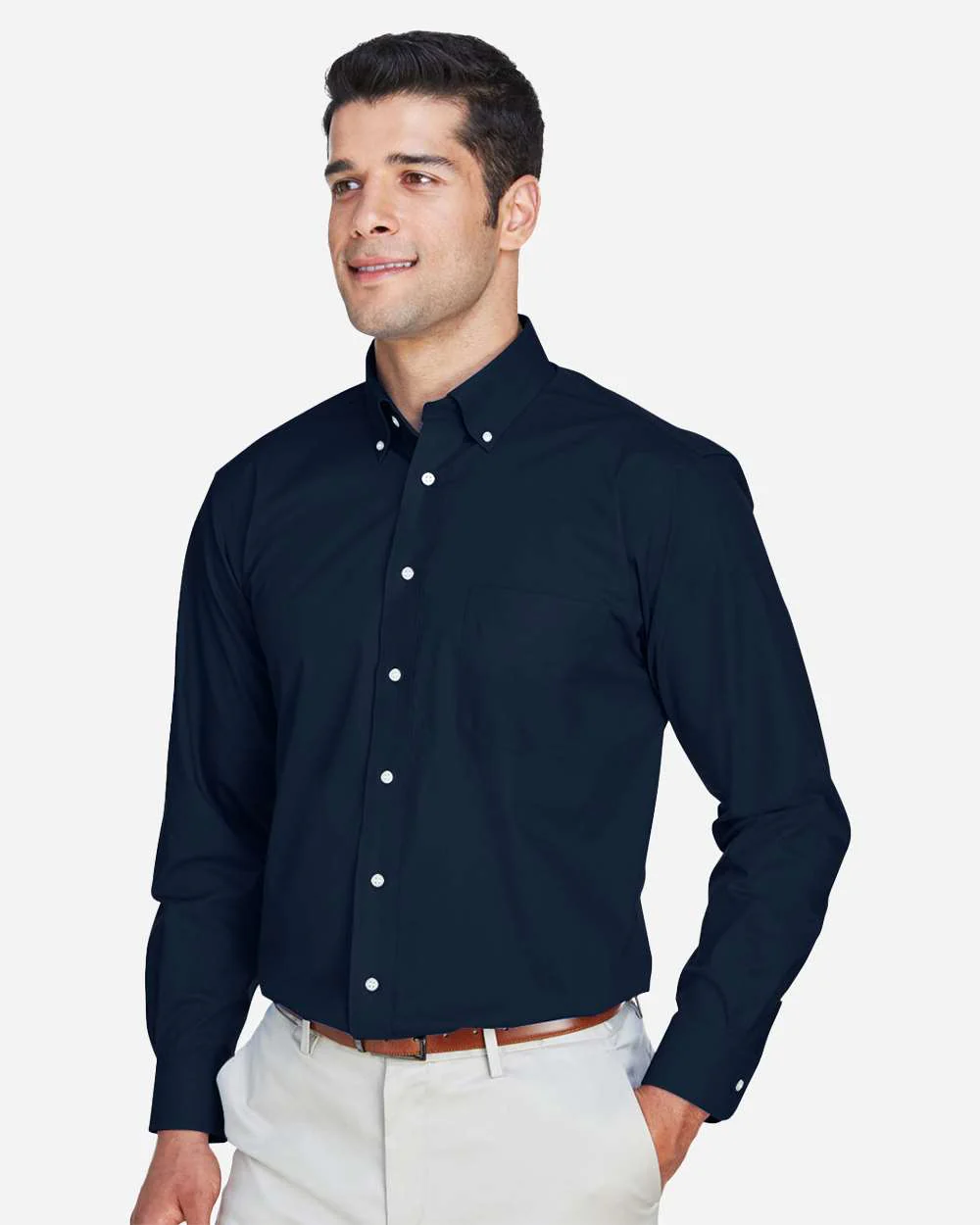 Devon & Jones-D620-Men's Crown Collection® Broadcloth Woven Dress Shirt - Image 25