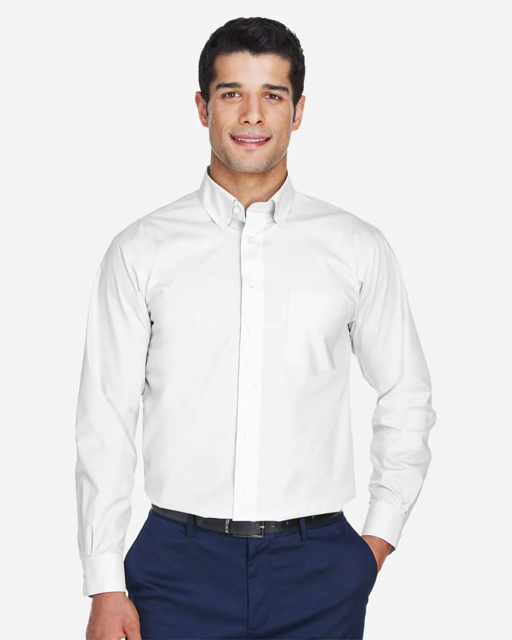 Devon & Jones-D620-Men's Crown Collection® Broadcloth Woven Dress Shirt - Image 34