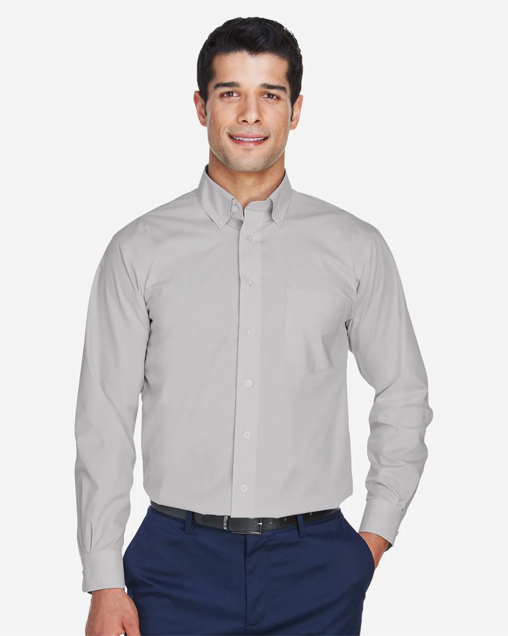 Devon & Jones-D620-Men's Crown Collection® Broadcloth Woven Dress Shirt - Image 6