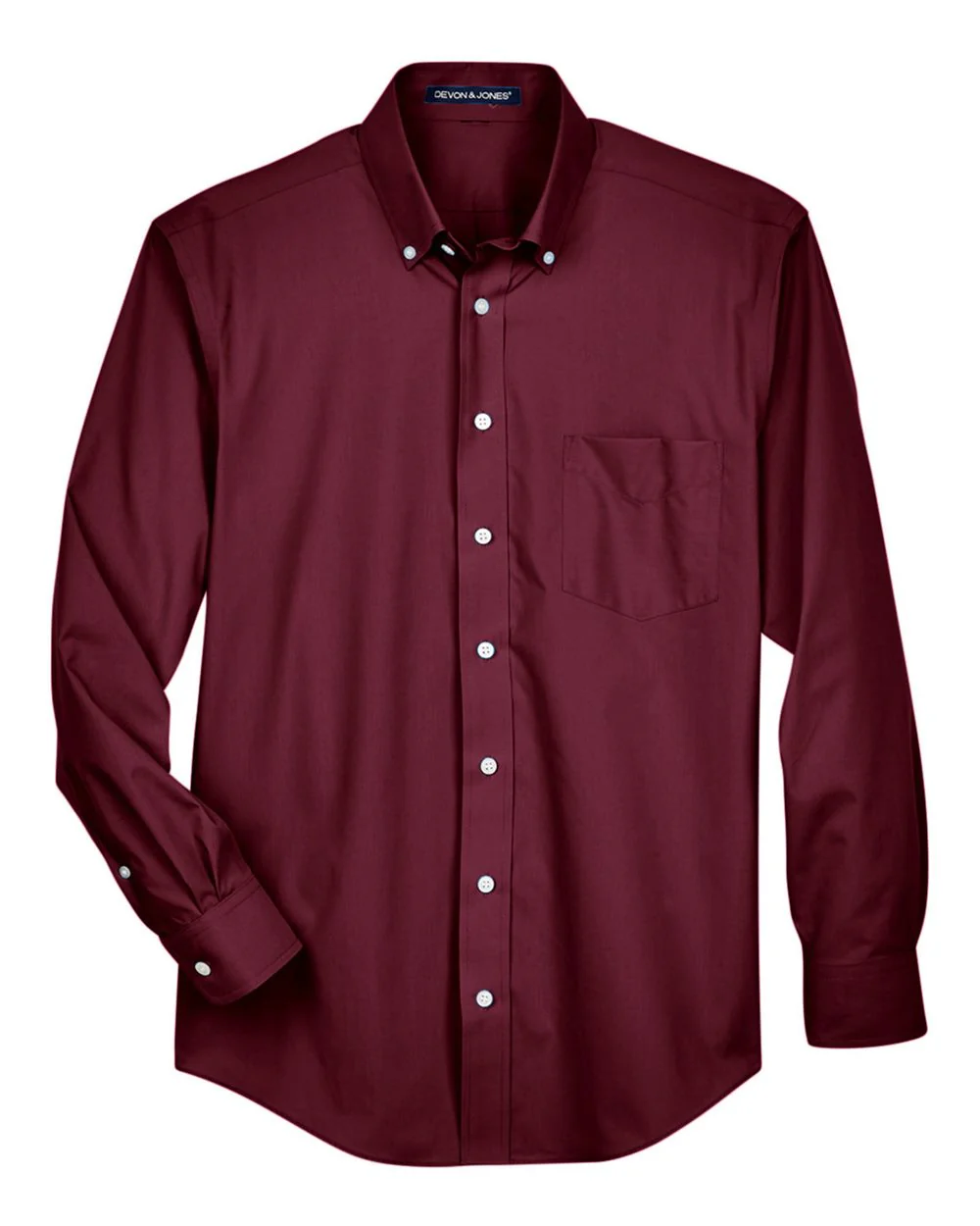 Devon & Jones-D620-Men's Crown Collection® Broadcloth Woven Dress Shirt - Image 7
