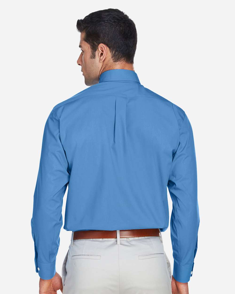 Devon & Jones-D620T-Men's Crown Collection® Tall Broadcloth Woven Dress Shirt - Image 11