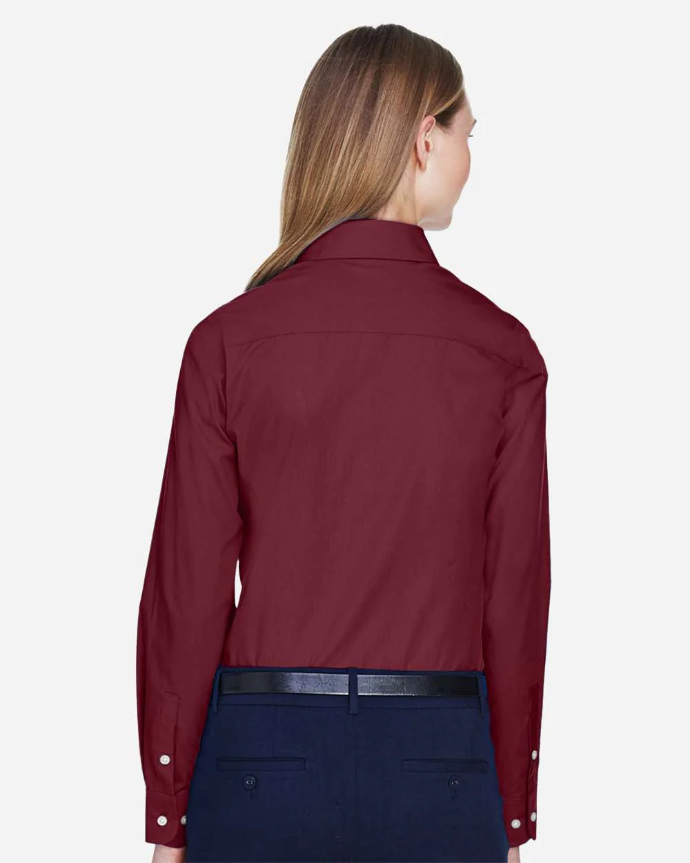 Devon & Jones-D620W-Women's Crown Collection® Broadcloth Woven Dress Shirt - Image 11
