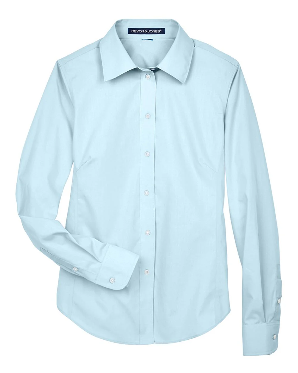 Devon & Jones-D620W-Women's Crown Collection® Broadcloth Woven Dress Shirt - Image 12