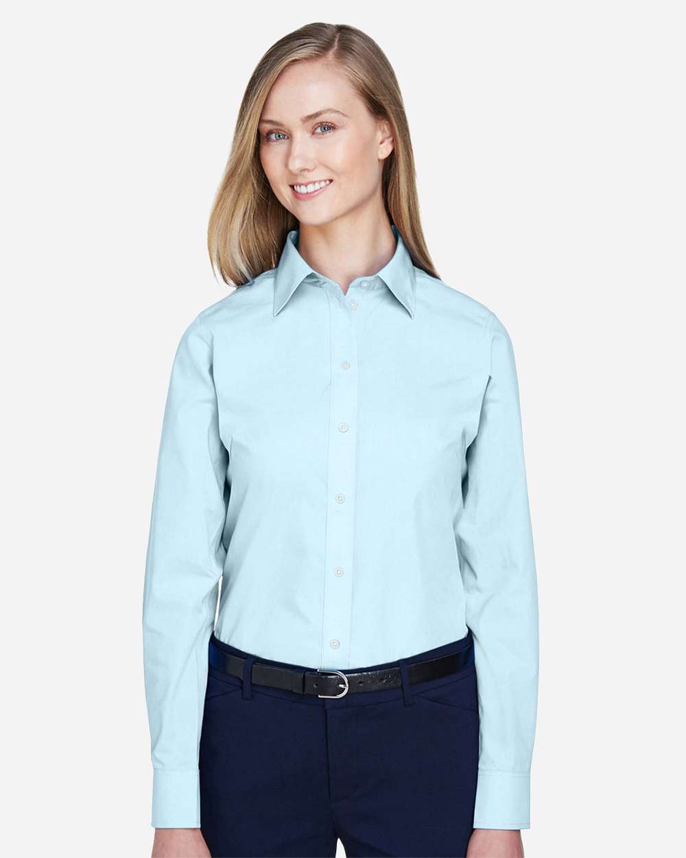 Devon & Jones-D620W-Women's Crown Collection® Broadcloth Woven Dress Shirt - Image 14