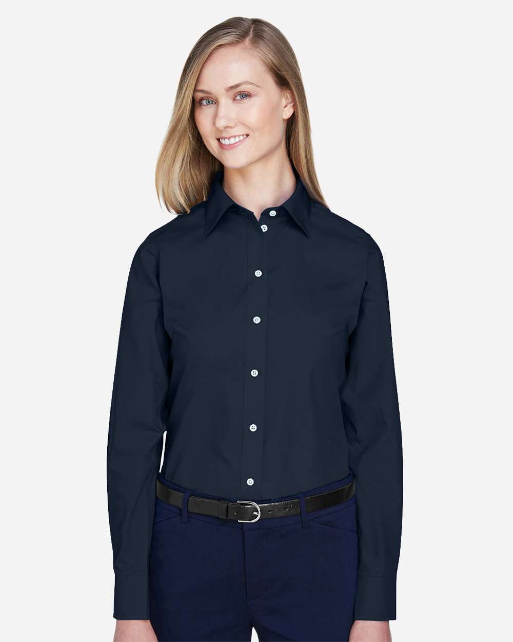 Devon & Jones-D620W-Women's Crown Collection® Broadcloth Woven Dress Shirt - Image 24