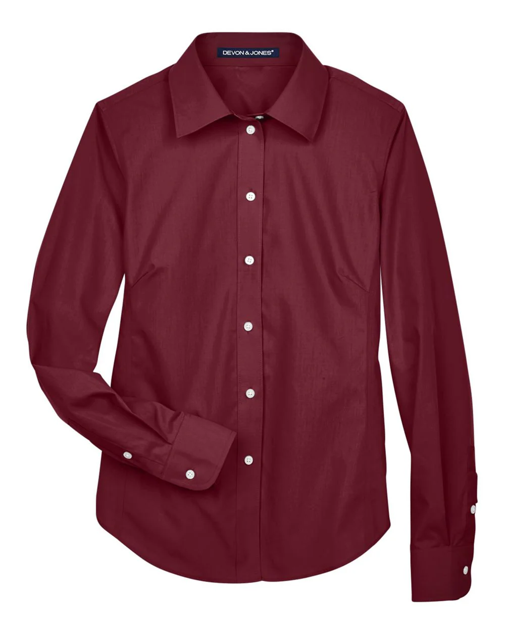Devon & Jones-D620W-Women's Crown Collection® Broadcloth Woven Dress Shirt - Image 7