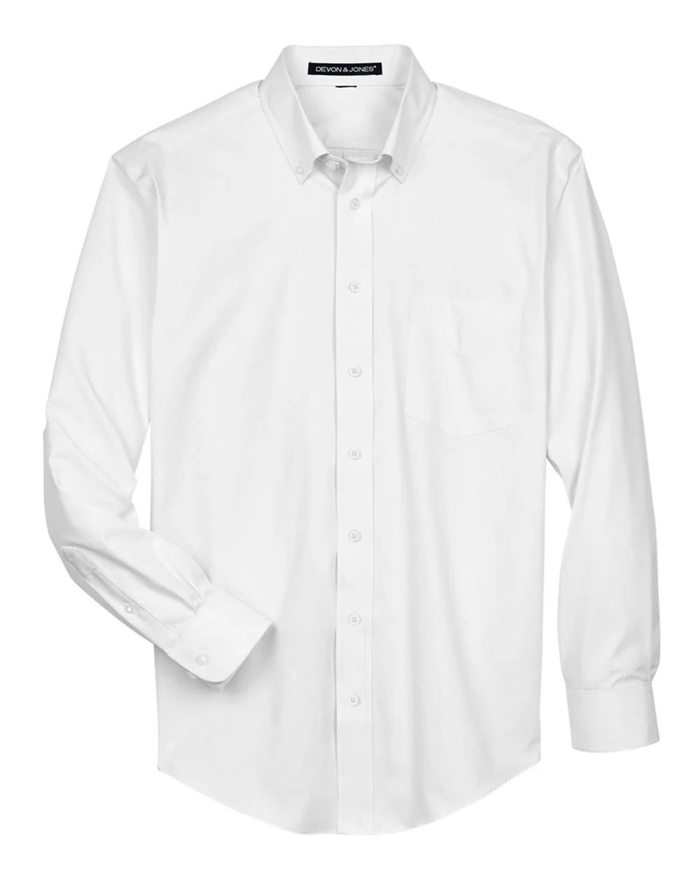 Devon & Jones-D630-Men's Crown Collection® Oxford Woven Dress Shirt - Image 12