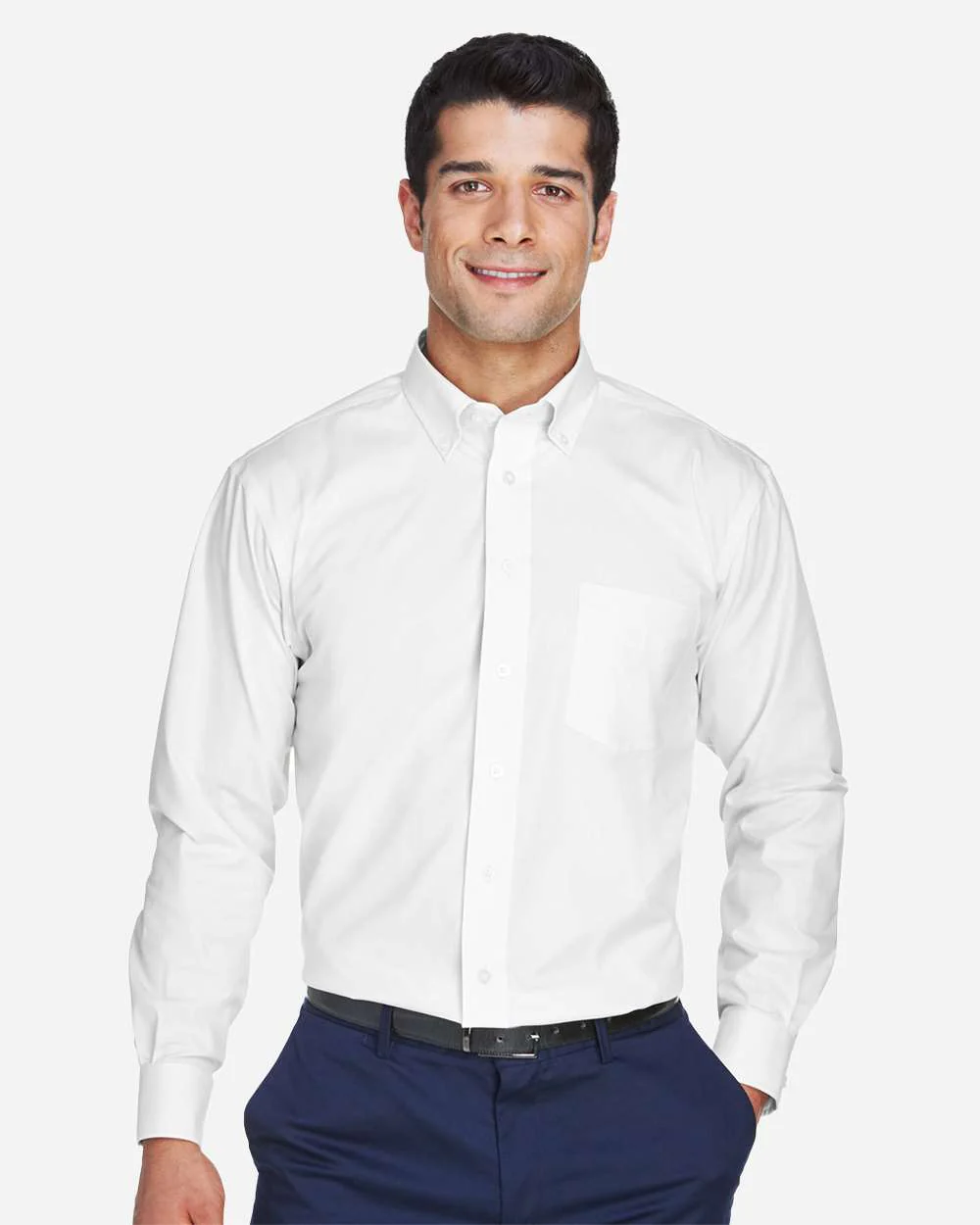 Devon & Jones-D630-Men's Crown Collection® Oxford Woven Dress Shirt - Image 14