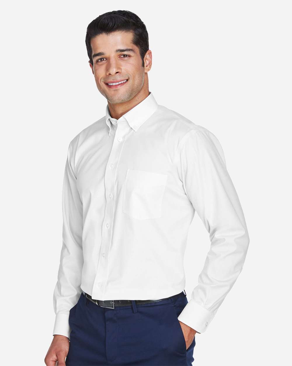 Devon & Jones-D630-Men's Crown Collection® Oxford Woven Dress Shirt - Image 15