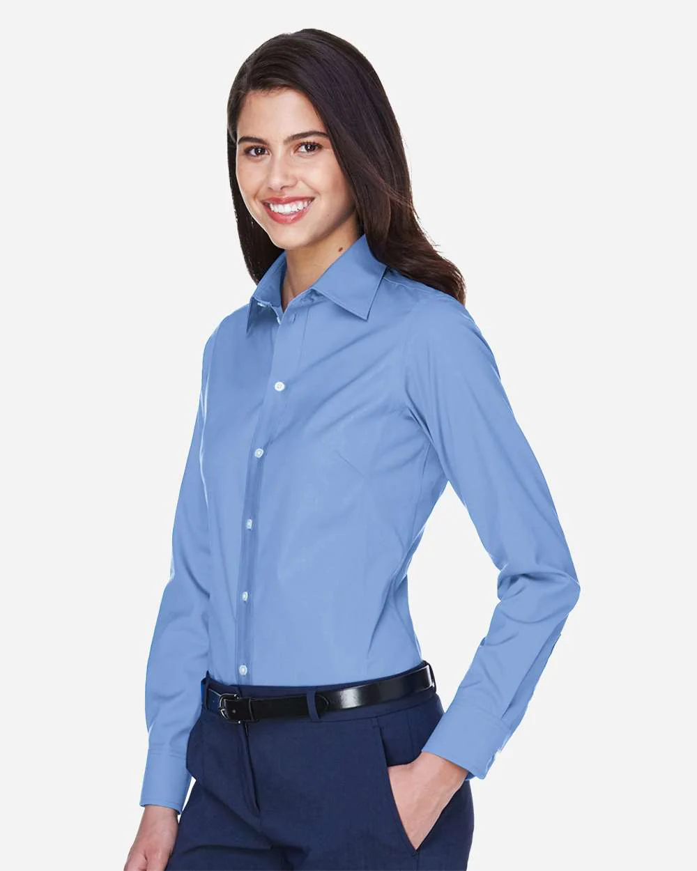 Devon & Jones-D630W-Women's Crown Collection® Oxford Woven Dress Shirt - Image 10