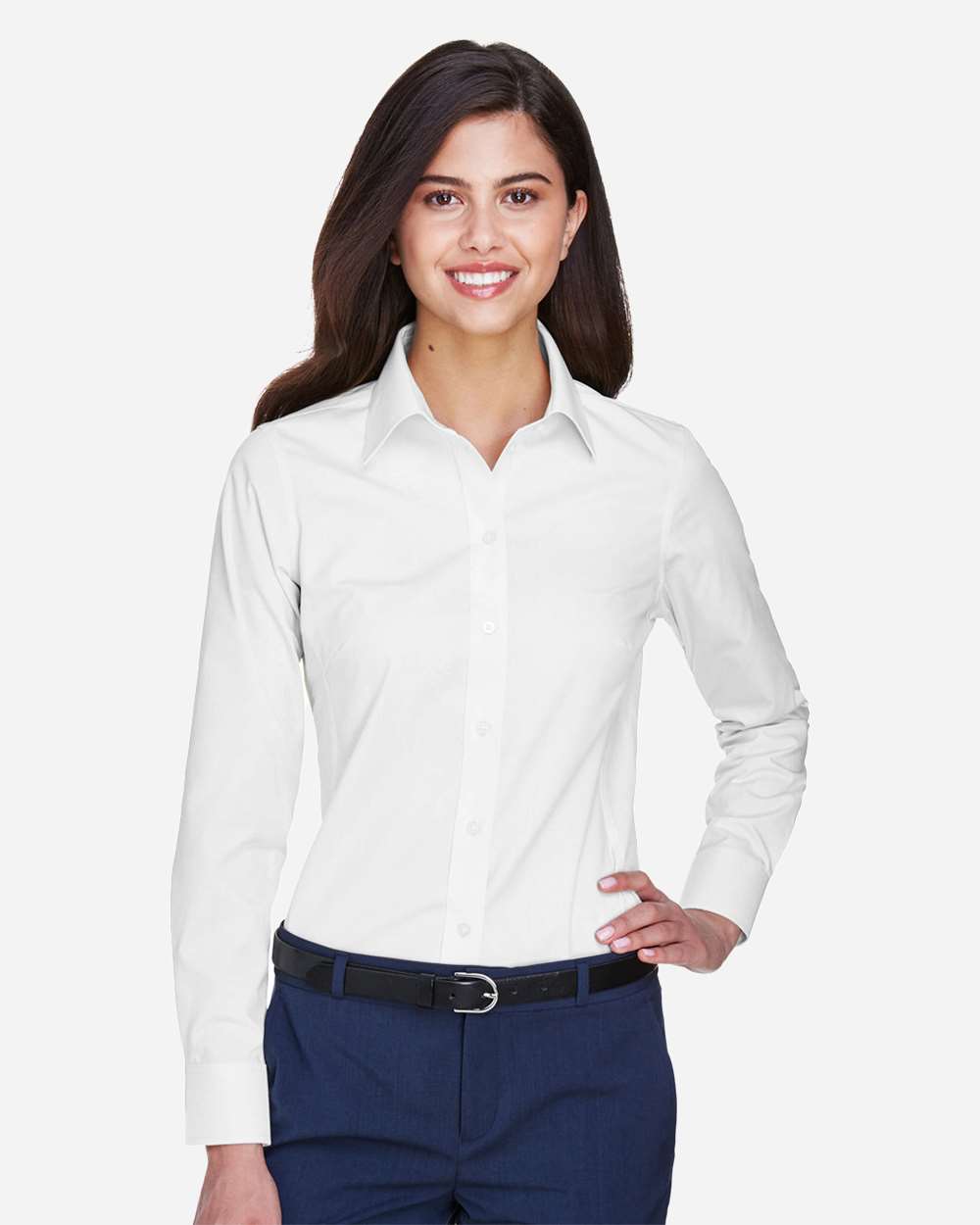 Devon & Jones-D630W-Women's Crown Collection® Oxford Woven Dress Shirt - Image 14