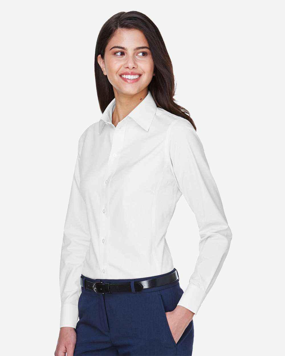 Devon & Jones-D630W-Women's Crown Collection® Oxford Woven Dress Shirt - Image 15