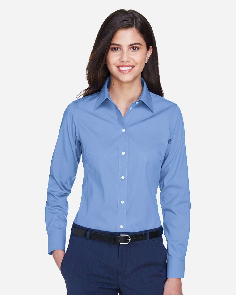 Devon & Jones-D630W-Women's Crown Collection® Oxford Woven Dress Shirt - Image 9