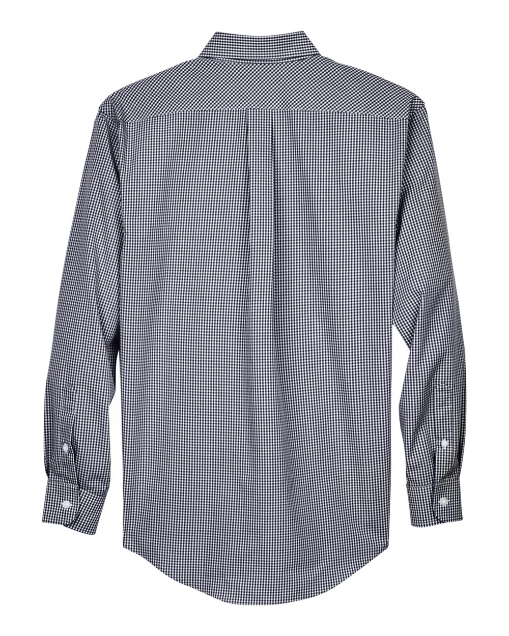 Devon & Jones-D640-Men's Crown Collection® Gingham Check Woven Dress Shirt - Image 13