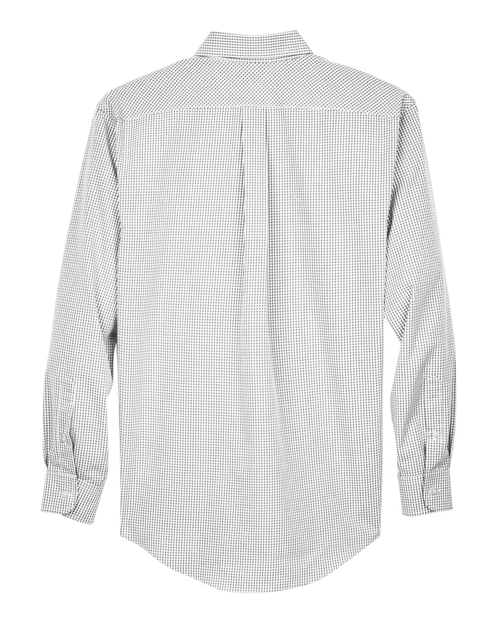 Devon & Jones-D640-Men's Crown Collection® Gingham Check Woven Dress Shirt - Image 23