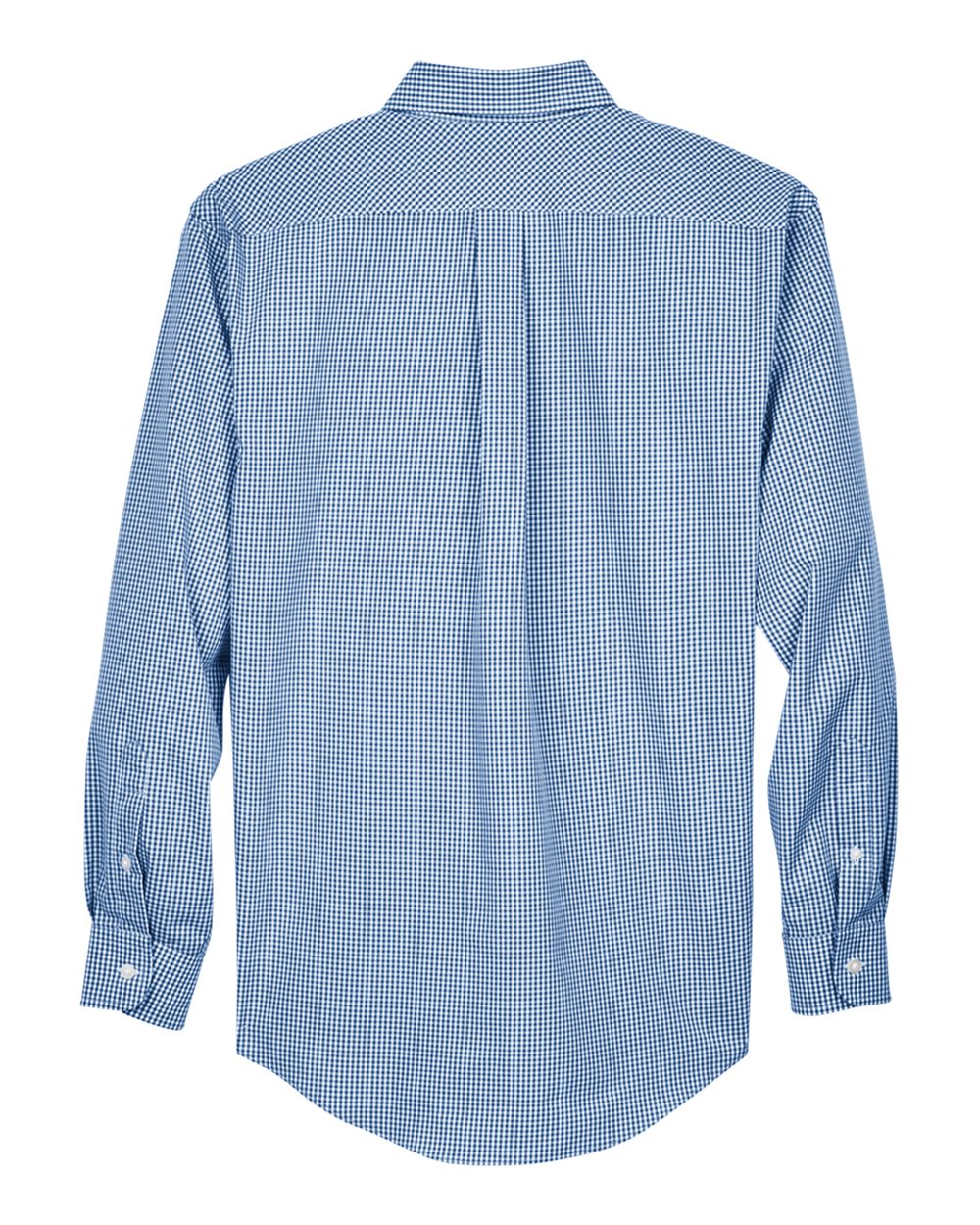 Devon & Jones-D640-Men's Crown Collection® Gingham Check Woven Dress Shirt - Image 8