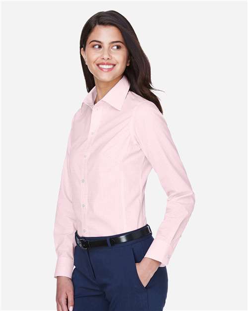 Devon & Jones-D640W-Women's Crown Collection® Gingham Check Woven Dress Shirt - Image 30