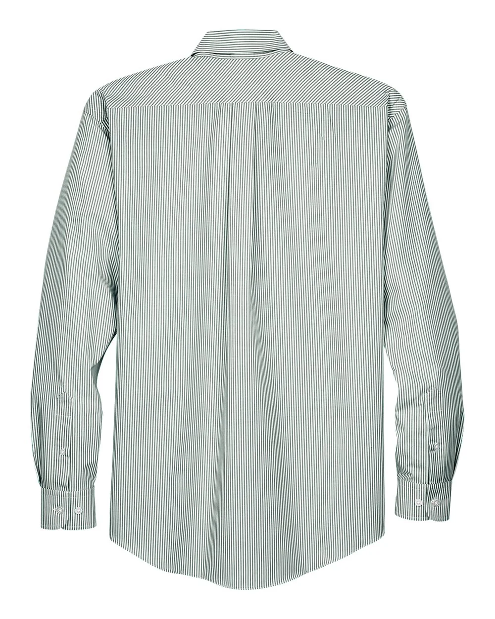 Devon & Jones-D645-Men's Crown Collection® Banker Stripe Woven Dress Shirt - Image 2