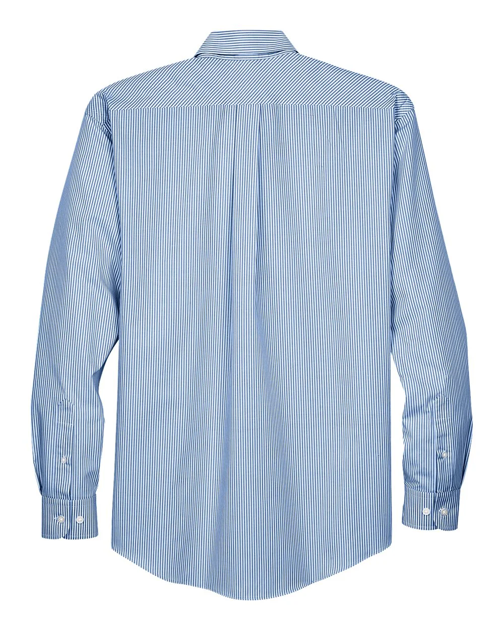 Devon & Jones-D645-Men's Crown Collection® Banker Stripe Woven Dress Shirt - Image 8