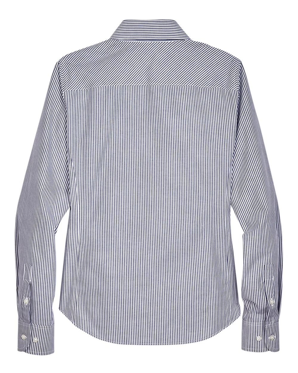 Devon & Jones-D645W-Women's Crown Collection® Banker Stripe Woven Dress Shirt - Image 13