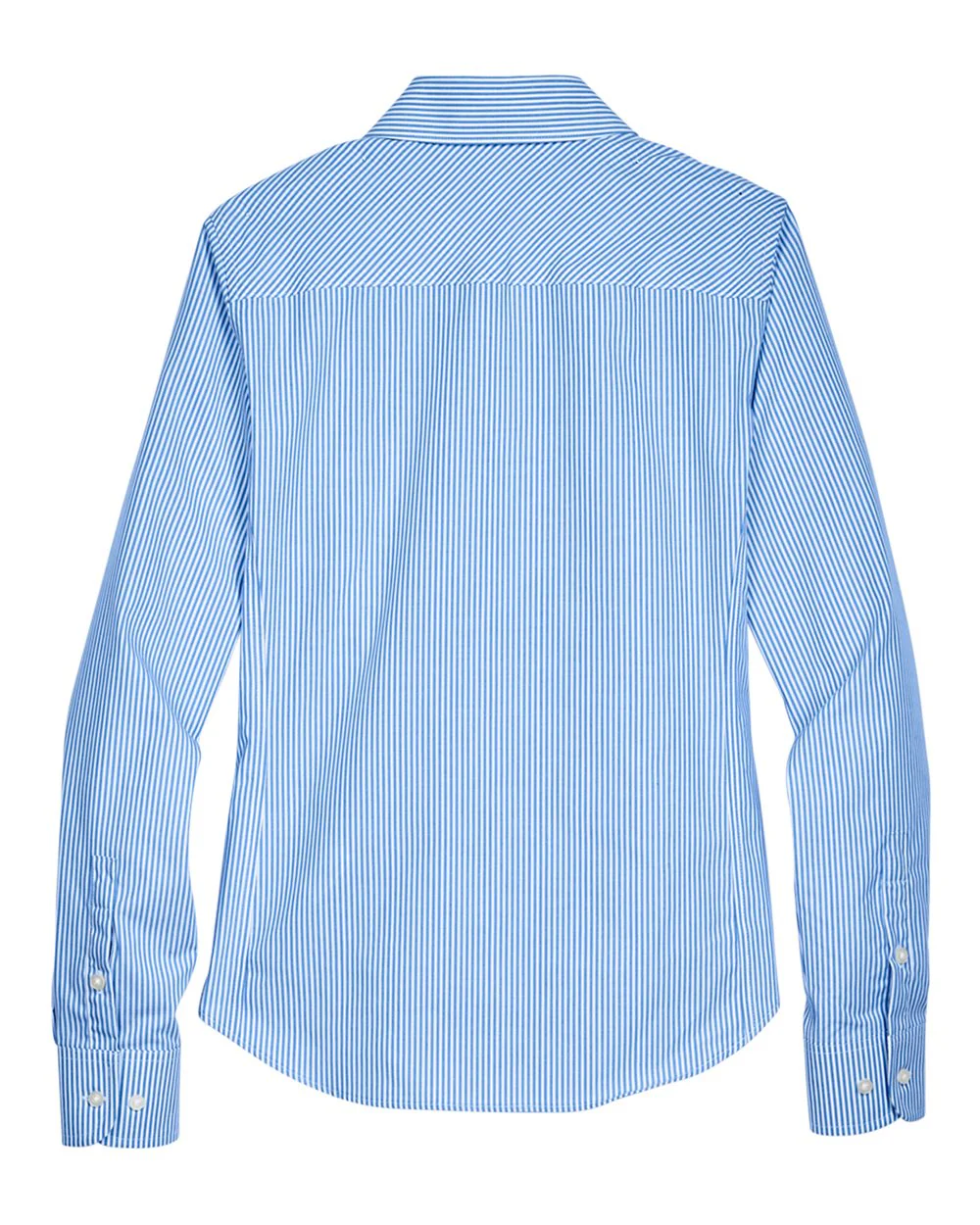 Devon & Jones-D645W-Women's Crown Collection® Banker Stripe Woven Dress Shirt - Image 8