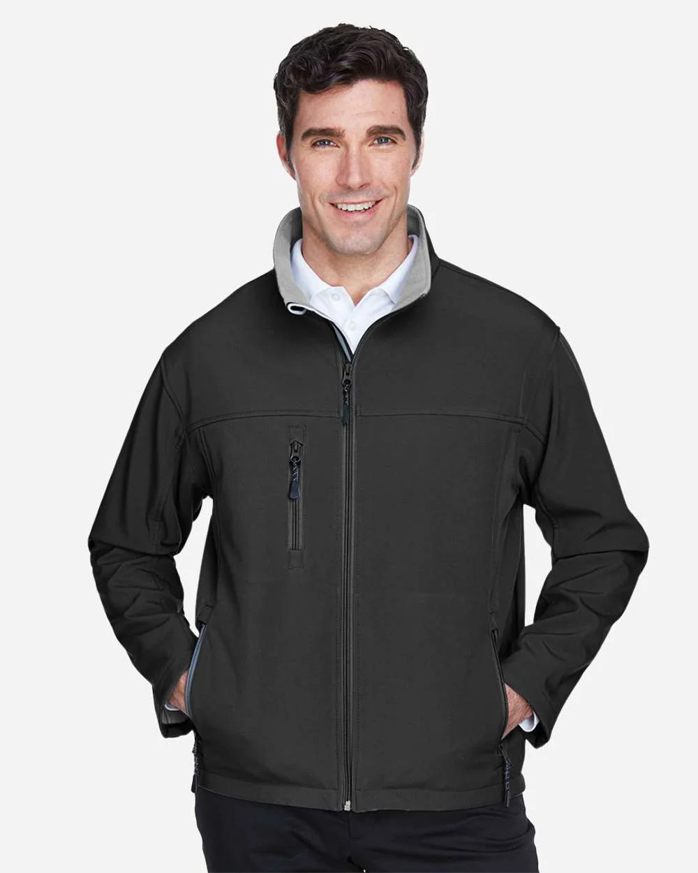 Devon & Jones-D995-Men's Soft Shell Jacket - Image 3