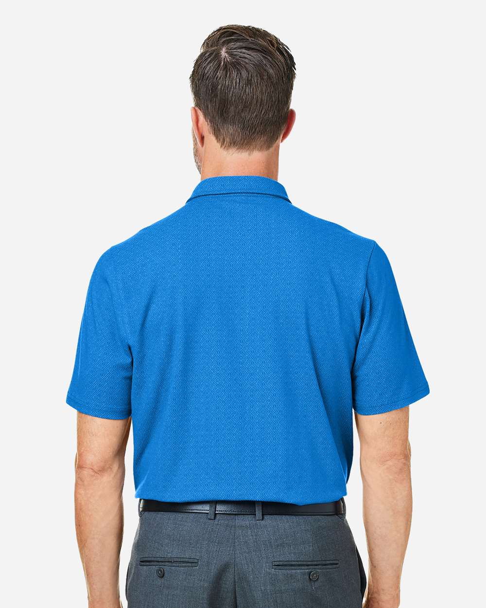 Devon & Jones-DG101-Men's Crownlux Performance® Geo Polo - Image 13
