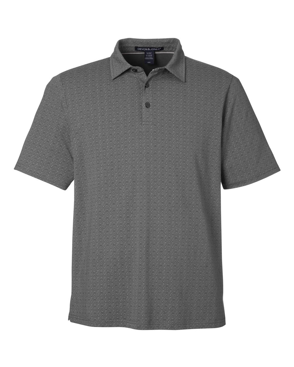 Devon & Jones-DG101-Men's Crownlux Performance® Geo Polo - Image 14