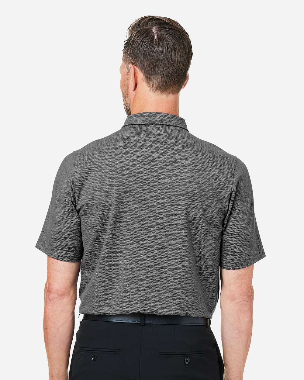 Devon & Jones-DG101-Men's Crownlux Performance® Geo Polo - Image 19