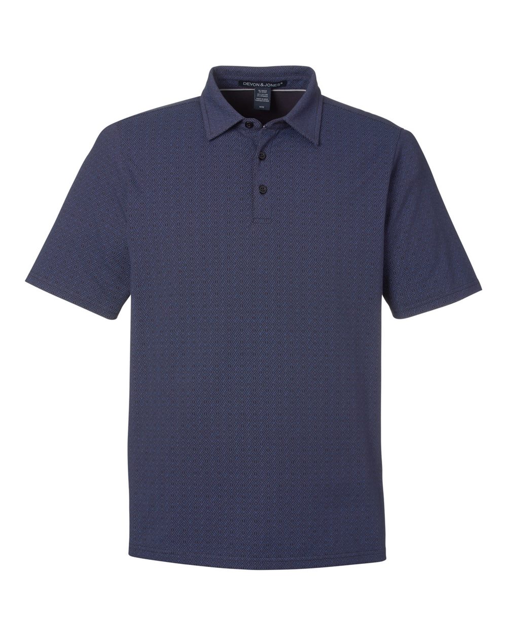 Devon & Jones-DG101-Men's Crownlux Performance® Geo Polo - Image 20