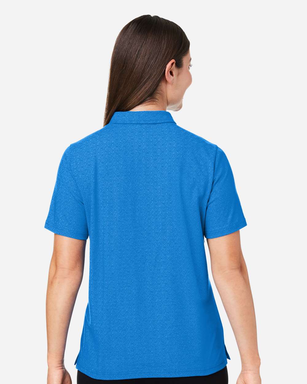 Devon & Jones-DG101W-Women's Crownlux Performance® Geo Polo - Image 13