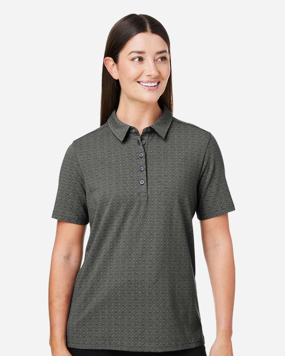 Devon & Jones-DG101W-Women's Crownlux Performance® Geo Polo - Image 17