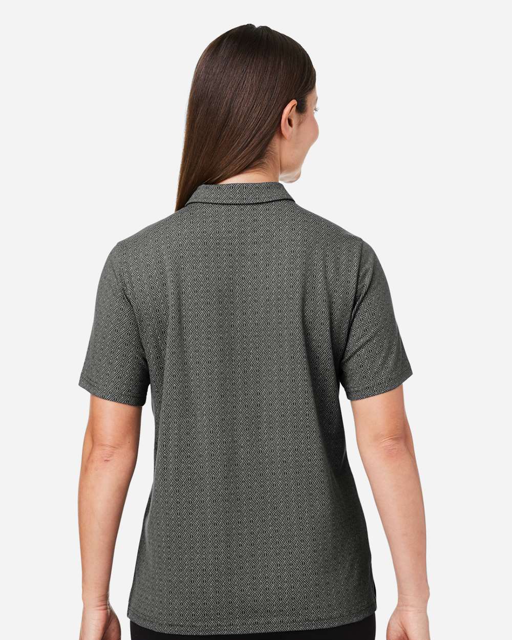 Devon & Jones-DG101W-Women's Crownlux Performance® Geo Polo - Image 19