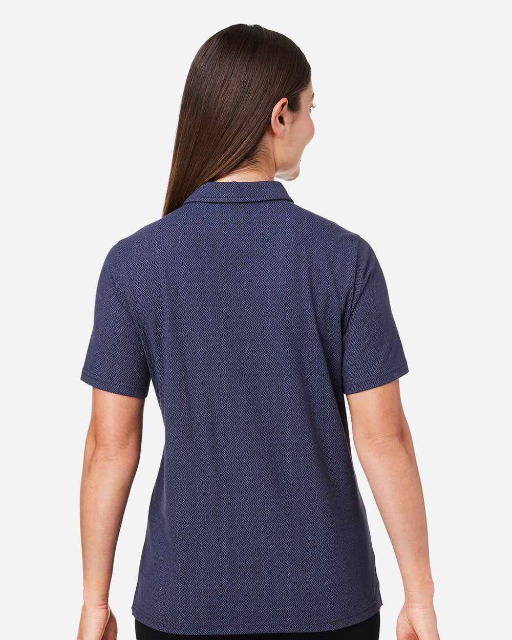 Devon & Jones-DG101W-Women's Crownlux Performance® Geo Polo - Image 25