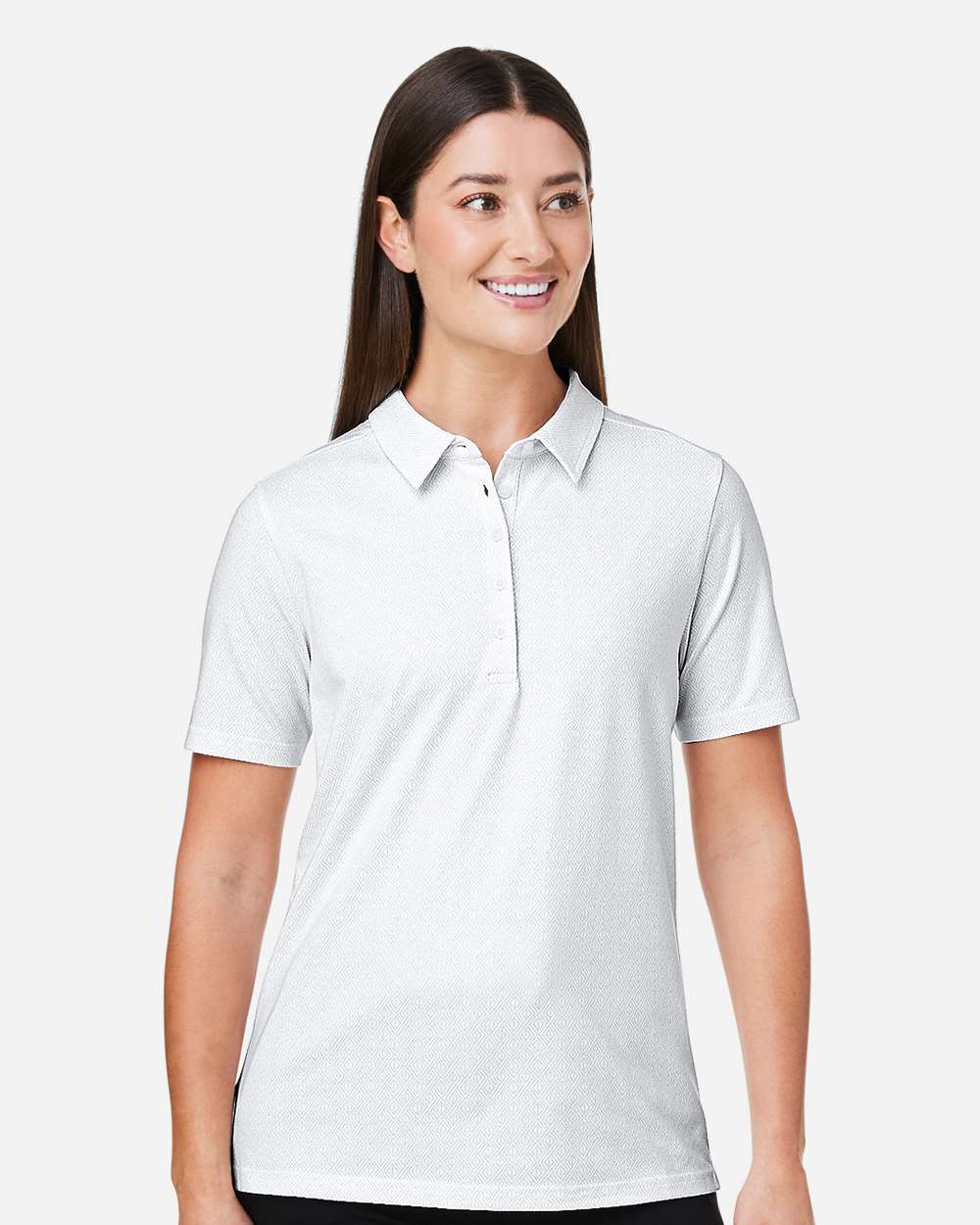 Devon & Jones-DG101W-Women's Crownlux Performance® Geo Polo - Image 29