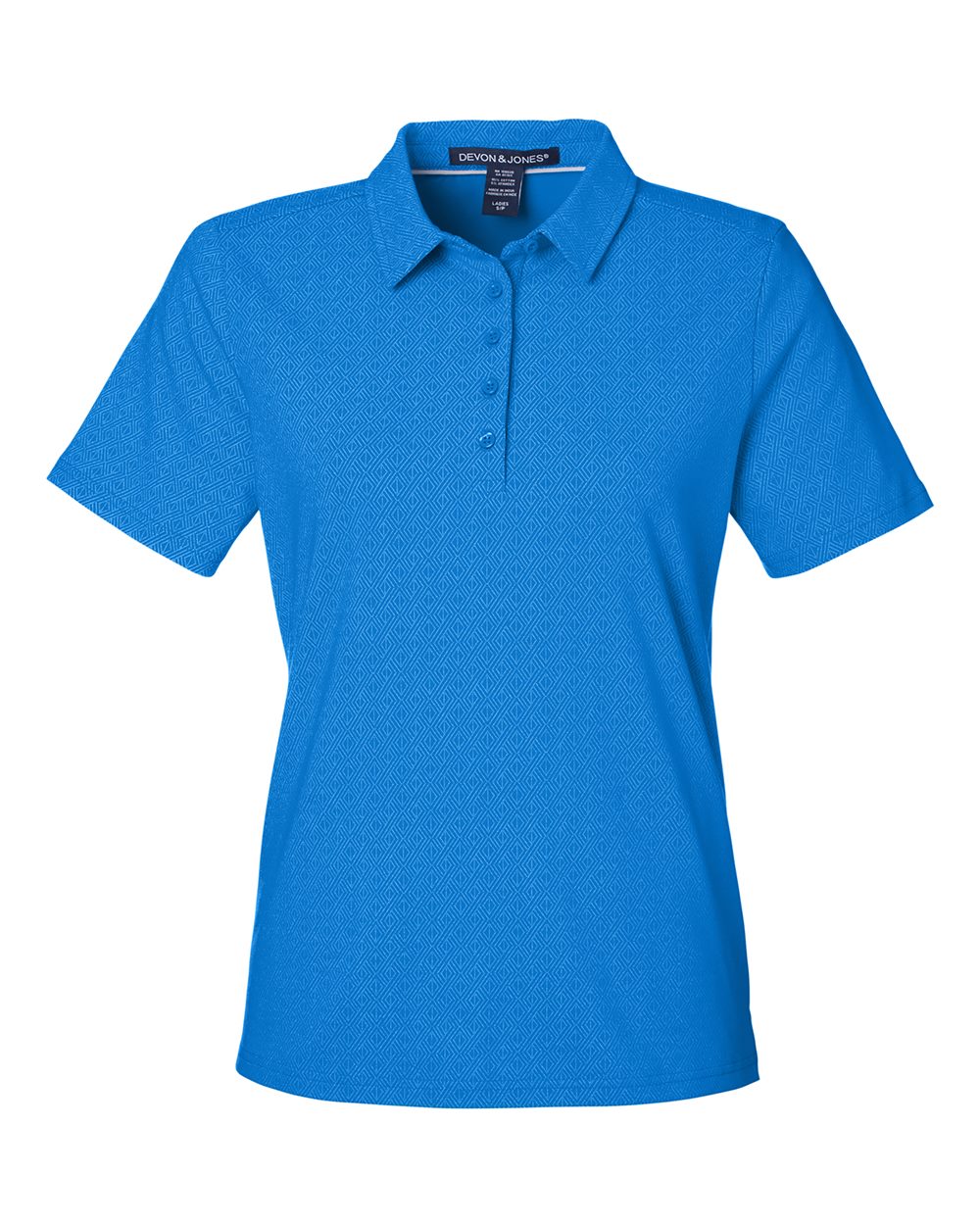 Devon & Jones-DG101W-Women's Crownlux Performance® Geo Polo - Image 8