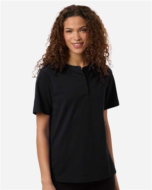 Devon & Jones-DG102W-Women's Seaton Pebble Textured Polo - Image 11