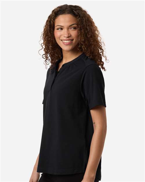Devon & Jones-DG102W-Women's Seaton Pebble Textured Polo - Image 12