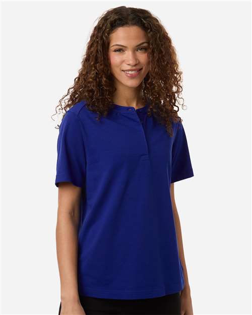 Devon & Jones-DG102W-Women's Seaton Pebble Textured Polo - Image 20