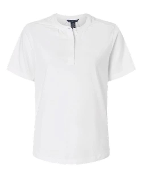 Devon & Jones-DG102W-Women's Seaton Pebble Textured Polo - Image 7