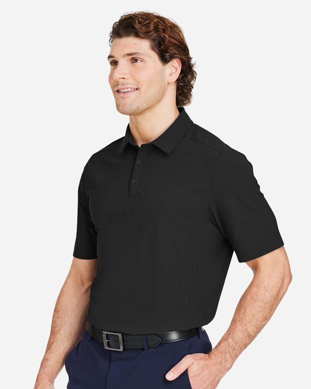 Devon & Jones-DG110-Men's CrownLux Performance® Windsor Welded Polo - Image 5