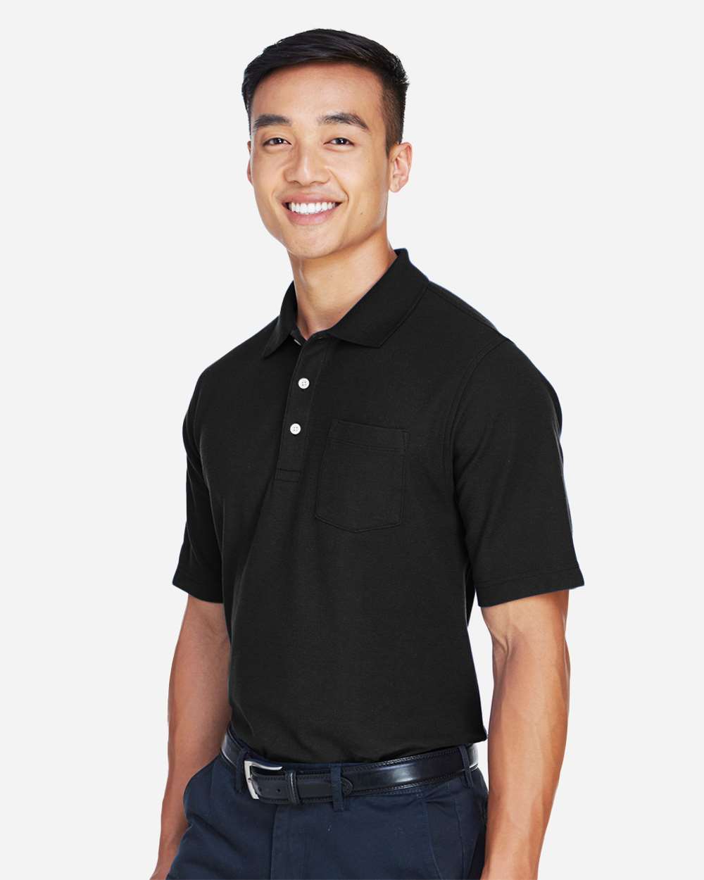 Devon & Jones-DG150P-Men's DRYTEC20™ Performance Pocket Polo - Image 4