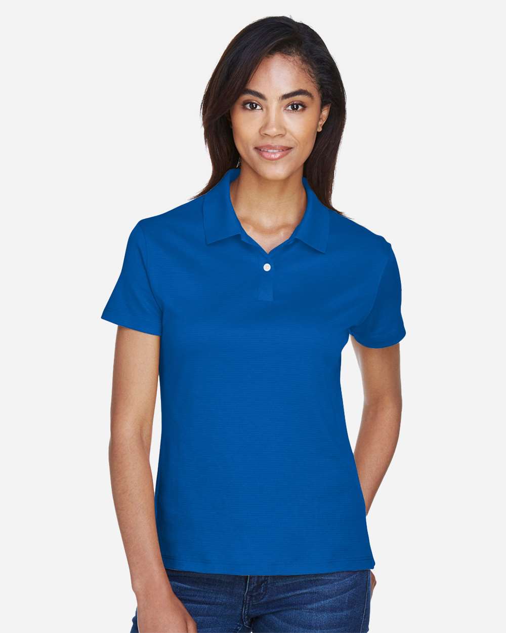 Devon & Jones-DG200W-Women's Pima-Tech™ Jet Piqué Polo - Image 3