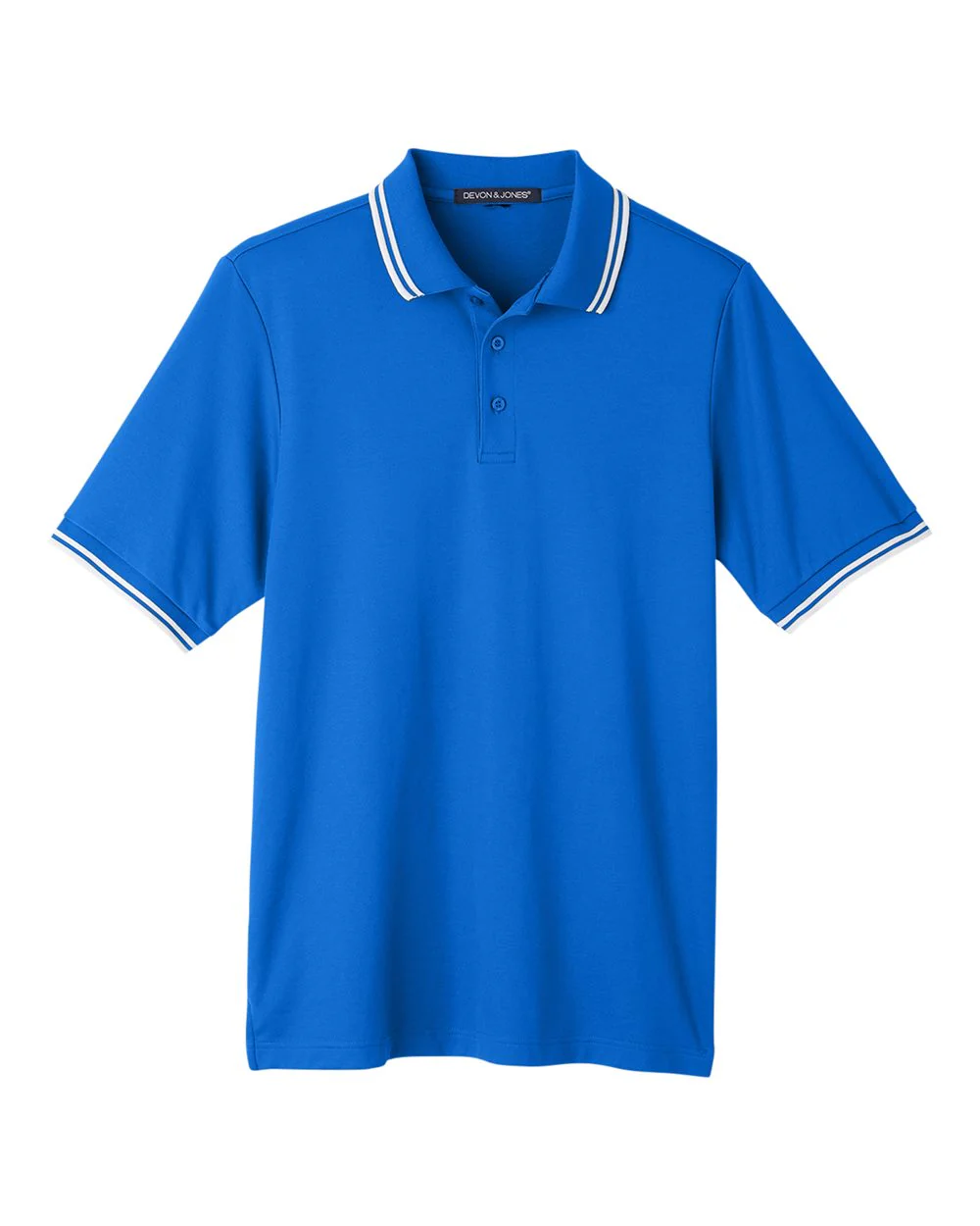 Devon & Jones-DG20C-Men's CrownLux Performance® Plaited Tipped Polo - Image 12