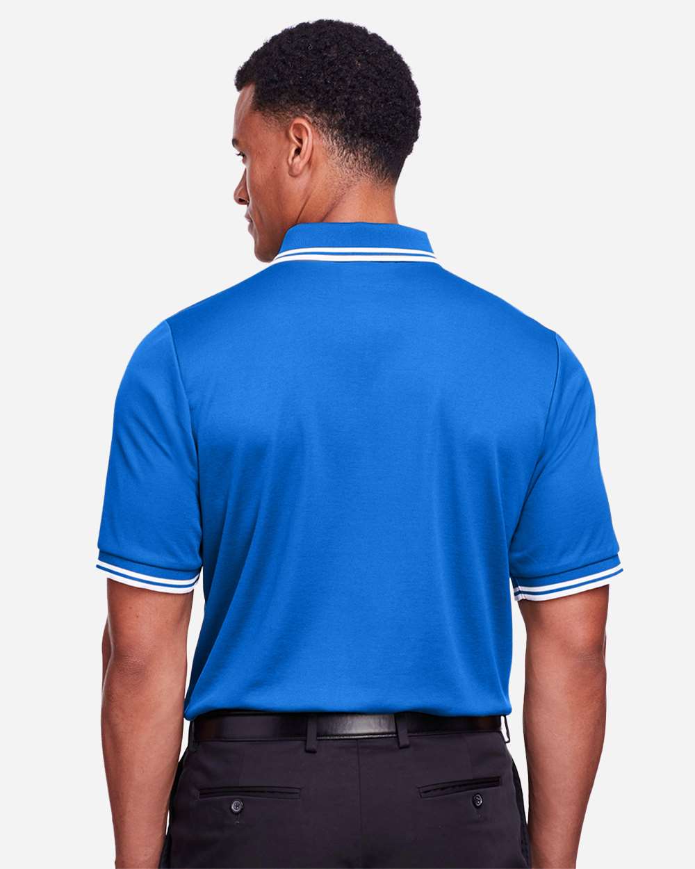 Devon & Jones-DG20C-Men's CrownLux Performance® Plaited Tipped Polo - Image 16
