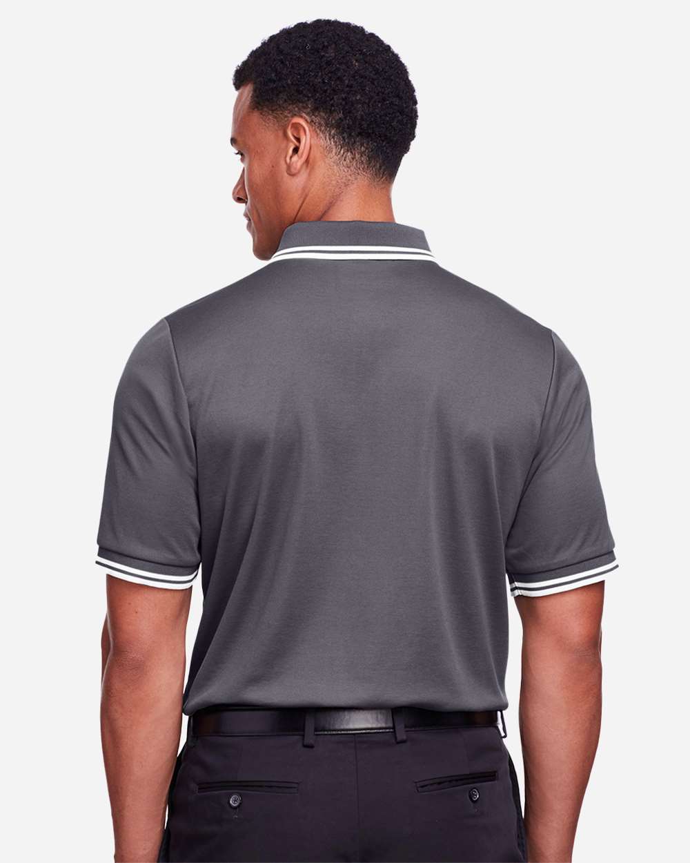 Devon & Jones-DG20C-Men's CrownLux Performance® Plaited Tipped Polo - Image 21