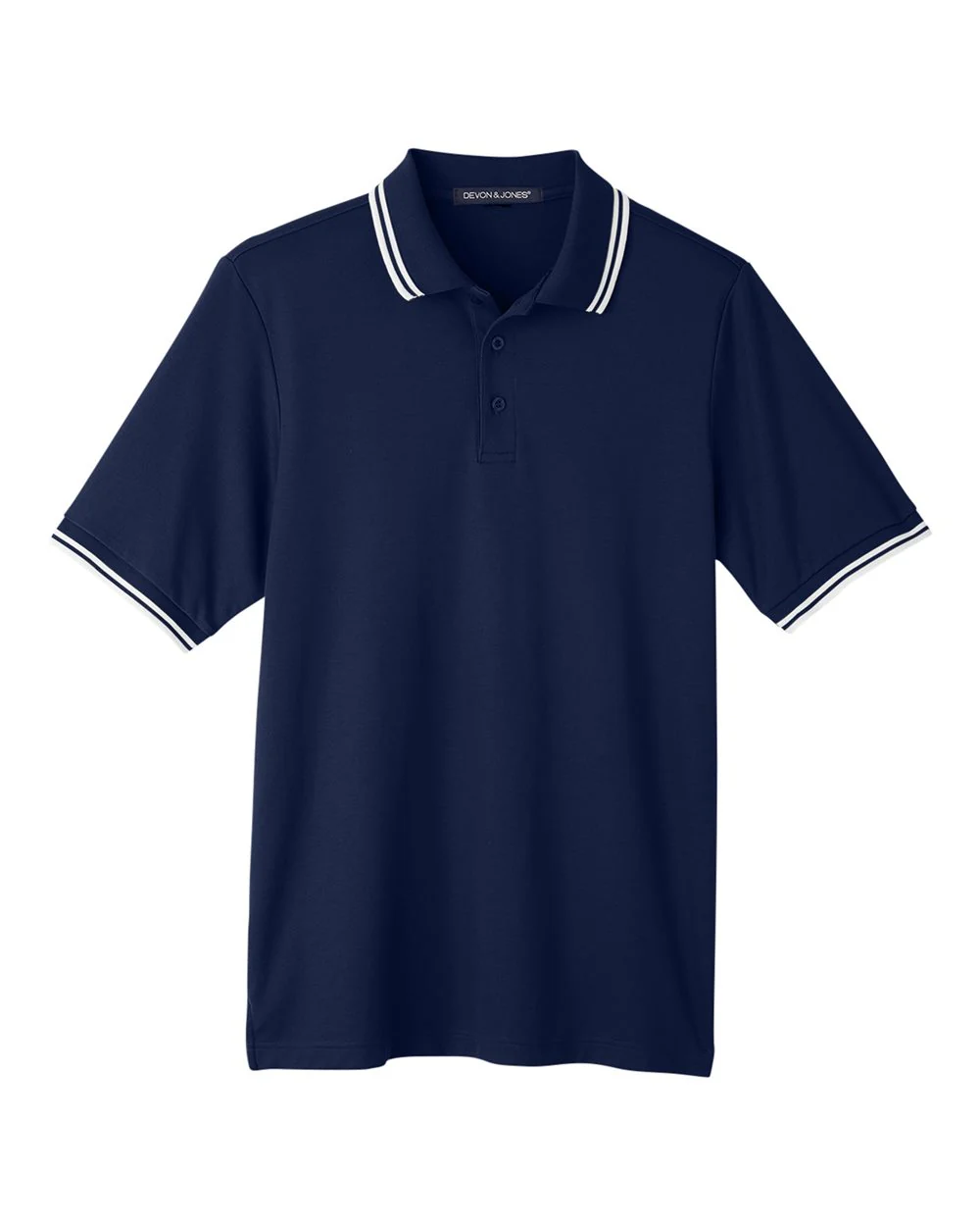 Devon & Jones-DG20C-Men's CrownLux Performance® Plaited Tipped Polo - Image 22