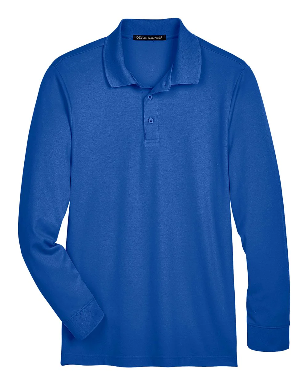Devon & Jones-DG20L-Men's CrownLux Performance® Plaited Long Sleeve Polo - Image 23